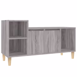 vidaXL Mobile TV Grigio Sonoma 100x35x55 cm in Legno Multistrato - Vista aggiuntiva 2