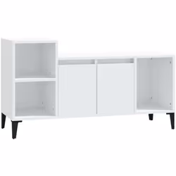 Questo classico mobile porta TV è un'aggiunta sia pratica che accattivante per i vostri interni. Material robusto: Il legno m ...