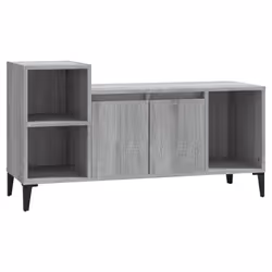 vidaXL Mobile TV Grigio Sonoma 100x35x55 cm in Legno Multistrato - Vista aggiuntiva 2