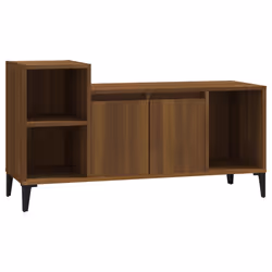 vidaXL Mobile TV Rovere Marrone 100x35x55 cm in Legno Multistrato - Vista aggiuntiva 2
