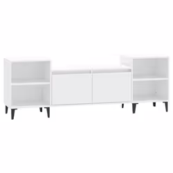 vidaXL Mobile Porta TV Bianco 160x35x55 cm in Legno Multistrato - Vista aggiuntiva 2