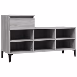 vidaXL Scarpiera Grigio Sonoma 102x36x60 cm in Legno Multistrato - Vista aggiuntiva 2