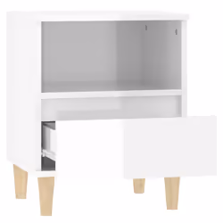 VidaXL 821799 comodino Bianco - Vista aggiuntiva 8
