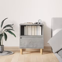 Questo comodino dal design elegante è un'aggiunta senza tempo al vostro arredamento. Materiale resistente: Il legno ingegneri ...