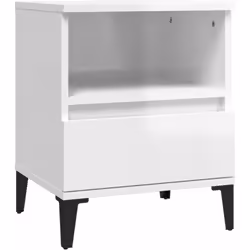 Questo comodino dal design elegante è un'aggiunta senza tempo al vostro arredamento. Materiale resistente: Il legno ingegneri ...