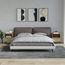 Vidaxl - Set 2 Comodini da Camera da Letto, Tavolini da notte Rovere Sonoma 40x35x50 cm