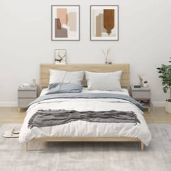 Vidaxl - Comodini 2 pz Grigio Cemento 40x35x50 cm