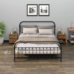 Vidaxl - Set 2 Comodini da Camera da Letto, Tavolini da notte Rovere Fumo 40x35x50 cm