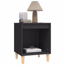 VidaXL 821861 comodino Nero - Vista aggiuntiva 4