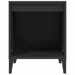 VidaXL 821876 comodino Nero - Vista aggiuntiva 5