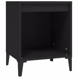 VidaXL 821877 comodino Nero - Vista aggiuntiva 5