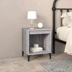 Vidaxl - Comodino Grigio Sonoma 40x35x50 cm