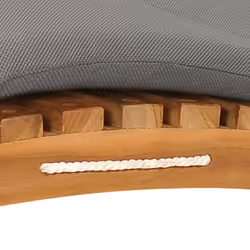 VidaXL 3143634 sedia da esterno Salone Seduta imbottita Teak Grigio - Vista aggiuntiva 8
