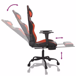 VidaXL 3143654 sedia per videogioco - Vista aggiuntiva 7