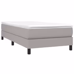 vidaXL Giroletto senza Materasso Grigio Chiaro 90x190 cm Tessuto - Vista aggiuntiva 3