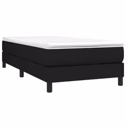 vidaXL Giroletto senza Materasso Nero 100x200 cm in Tessuto - Vista aggiuntiva 3