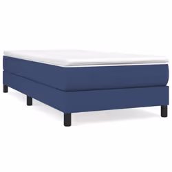 vidaXL Giroletto senza Materasso Blu 100x200 cm in Tessuto - Vista aggiuntiva 2