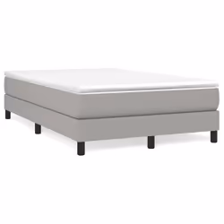 vidaXL Giroletto senza Materasso Grigio Chiaro 120x200 cm Tessuto - Vista aggiuntiva 2