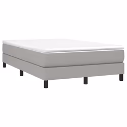 vidaXL Giroletto senza Materasso Grigio Chiaro 120x200 cm Tessuto - Vista aggiuntiva 3