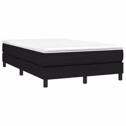 vidaXL Giroletto senza Materasso Nero 120x200 cm Tessuto - Vista aggiuntiva 3