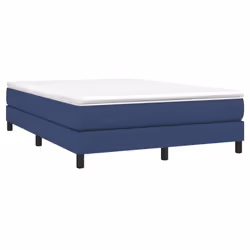 vidaXL Giroletto senza Materasso Blu 140x190 cm in Tessuto - Vista aggiuntiva 3
