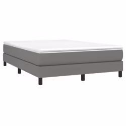 vidaXL Giroletto senza Materasso Grigio Scuro 140x200 cm Tessuto - Vista aggiuntiva 3