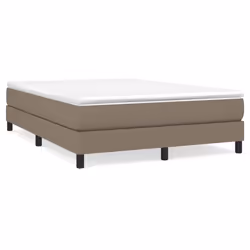 vidaXL Giroletto senza Materasso Tortora 140x200 cm in Tessuto - Vista aggiuntiva 2