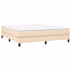 vidaXL Giroletto senza Materasso Crema 180x200 cm in Tessuto - Vista aggiuntiva 3