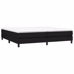 vidaXL Giroletto senza Materasso Nero 200x200 cm in Tessuto - Vista aggiuntiva 3