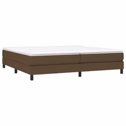 vidaXL Giroletto senza Materasso Marrone Scuro 200x200 cm in Tessuto - Vista aggiuntiva 3