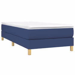 vidaXL Giroletto senza Materasso Blu 90x190 cm in Tessuto - Vista aggiuntiva 3