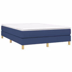 vidaXL Giroletto senza Materasso Blu 140x190 cm in Tessuto - Vista aggiuntiva 3