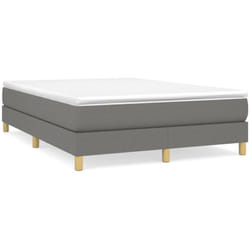 Giroletto a Molle Grigio Scuro 140x200 cm in Tessuto