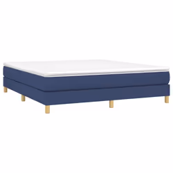vidaXL Giroletto senza Materasso Blu 180x200 cm in Tessuto - Vista aggiuntiva 3