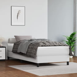 Letto singolo, Giroletto, Letto adulto a Molle Bianco 80x200 cm in Similpelle Vidaxl