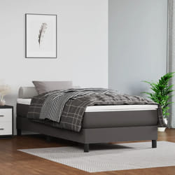vidaXL Giroletto Grigio 100x200 cm in Similpelle