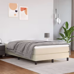 Colore: Crema Materiale: Similpelle (75% polivinilcloruro, 5% cotone, 20% poliestere), compensato, legno multistrato Dimensio ...