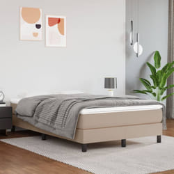 Vidaxl - Giroletto a Molle Cappuccino 120x200 cm in Similpelle 77962