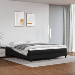 Vidaxl - Giroletto a Molle Nero 180x200 cm in Similpelle
