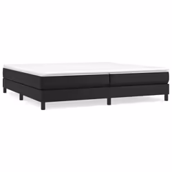 vidaXL Giroletto Nero 200x200 cm in Similpelle - Vista aggiuntiva 2