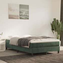 Giroletto a Molle Verde Scuro 120x200 cm in Velluto