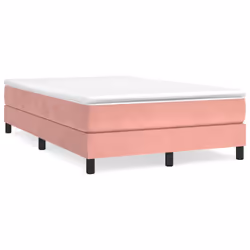 vidaXL Giroletto Rosa 120x200 cm in Velluto - Vista aggiuntiva 2