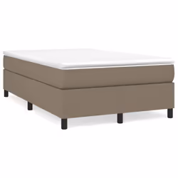 vidaXL Giroletto senza Materasso Tortora 120x200 cm Tessuto - Vista aggiuntiva 2