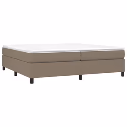vidaXL Giroletto senza Materasso Tortora 200x200 cm in Tessuto - Vista aggiuntiva 3