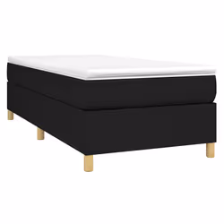 vidaXL Giroletto senza Materasso Nero 100x200 cm in Tessuto - Vista aggiuntiva 3