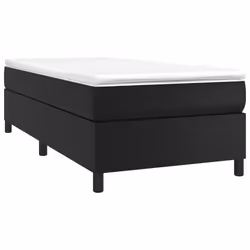 vidaXL Giroletto Nero 90x200 cm in Similpelle - Vista aggiuntiva 3