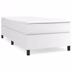 vidaXL Giroletto Bianco 90x200 cm in Similpelle - Vista aggiuntiva 2