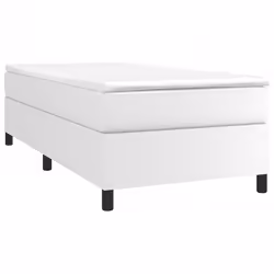 vidaXL Giroletto Bianco 90x200 cm in Similpelle - Vista aggiuntiva 3