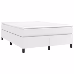 Giroletto a Molle Bianco 140x190 cm in Similpellecod mxl 92877 - Vista aggiuntiva 3