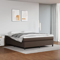 Giroletto a Molle, Letto matrimonial Marrone 180x200 cm in Similpelle Vidaxl